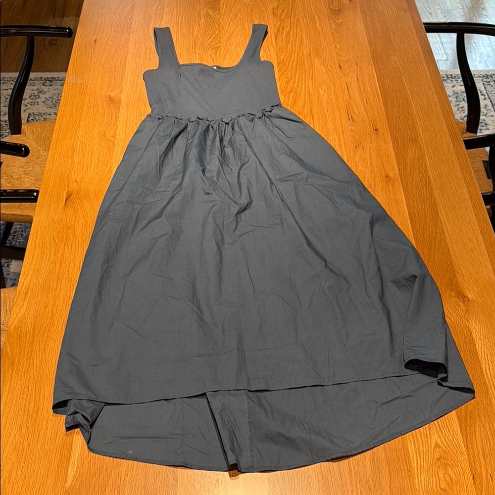 Target Women's High Low Dress - Dark Blue